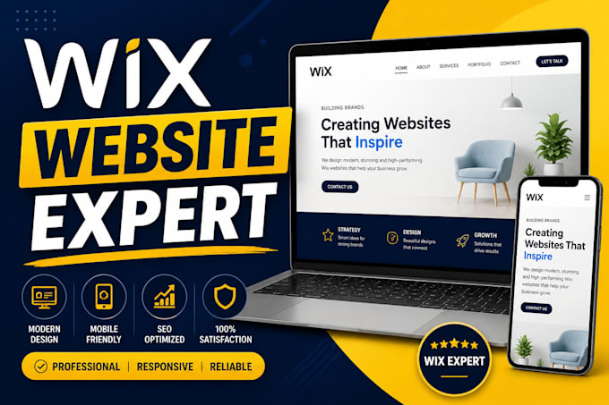 design a professional wix website from scratch