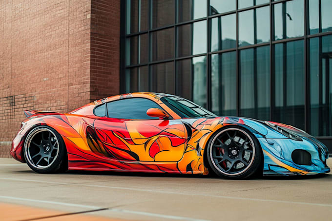 draw car wrap vehicle wrap truck wrap