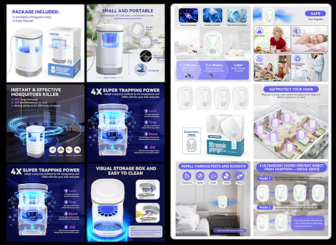 design amazon listing images and a plus content