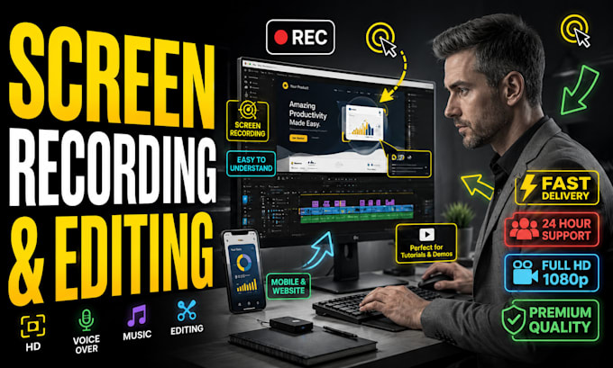 create a professional screencast tutorial video