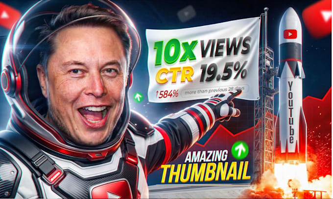design a viral youtube thumbnail that gets more clicks