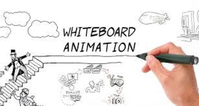 make a custom whiteboard animation doodle explainer video