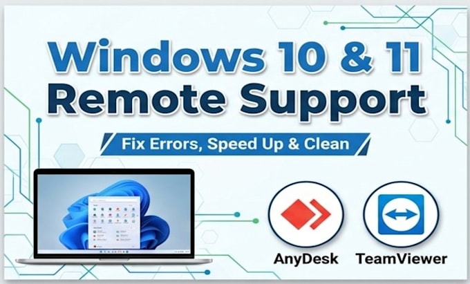 provide windows 10 and windows 11 remote desktop support