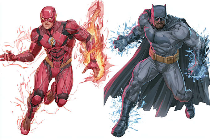 do a superhero comic
