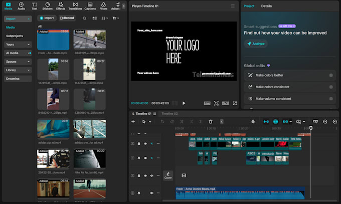 edit an advertisement for business
