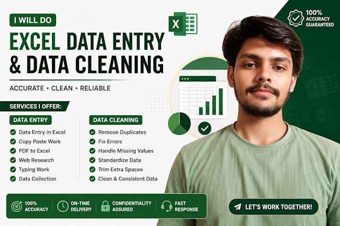 do fast data entry and data cleaning