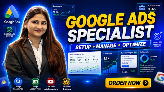 setup, manage, optimize google ads campaigns