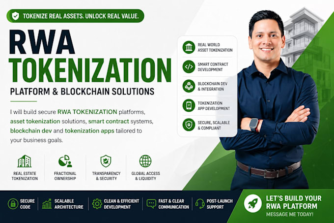 develop rwa tokenization platform, real world asset blockchain and smart