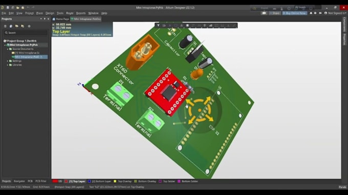 design and fixed custom pcb design firmware 3d enclosure for esp32
