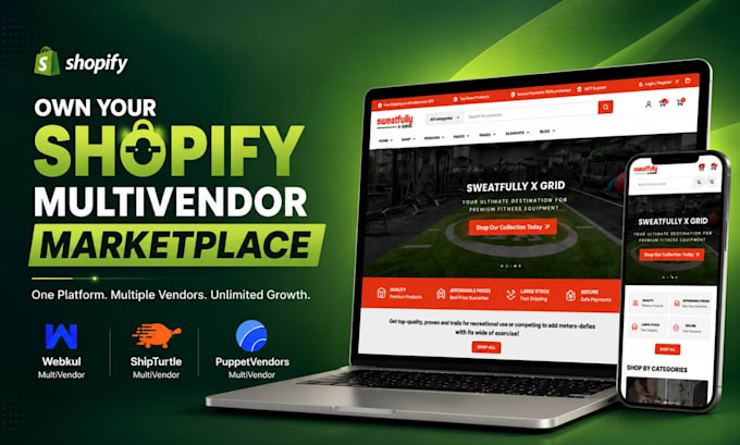 develop shopify webkul shipturtle puppetvendors multivendor marketplace website