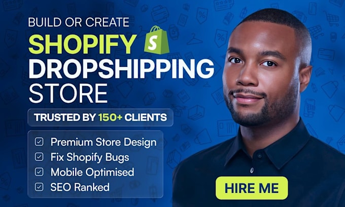 create shopify dropshipping store, fix shopify html bugs, shopify store design