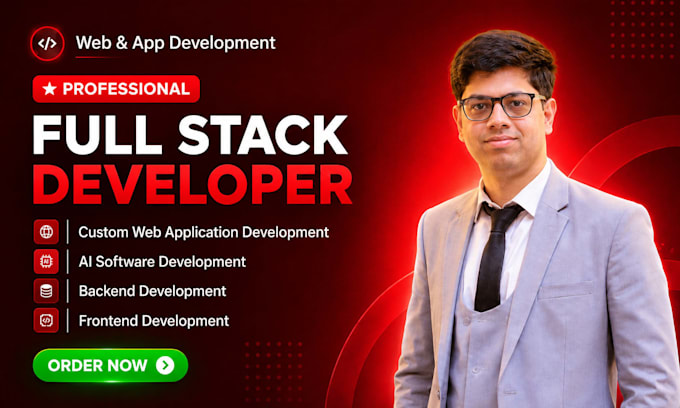be your full stack ai web developer for saas, ai software, ai web app dev