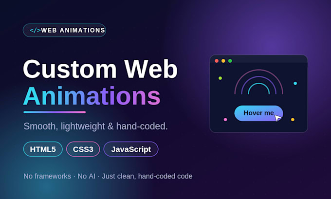create custom HTML CSS animations for your website