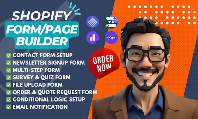 setup shopify form builder hulk shogun ecomposer pagefly pagetify qikify form