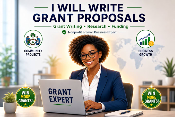 write grant proposals for nonprofit and small business