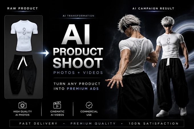 create ai product commercial and content for your brand