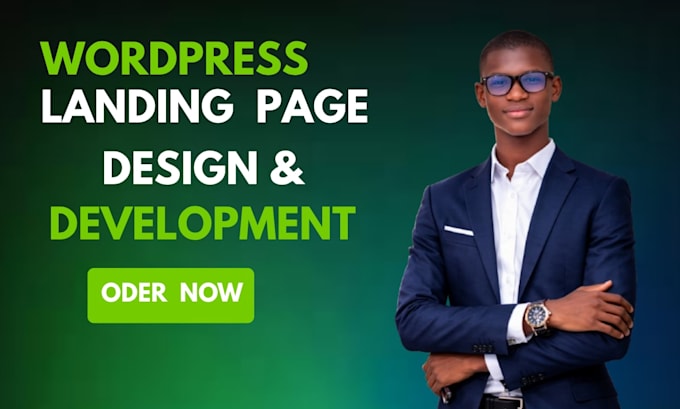 design landing page or one page website