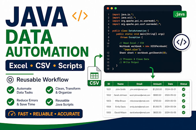automate excel and CSV data processing with python