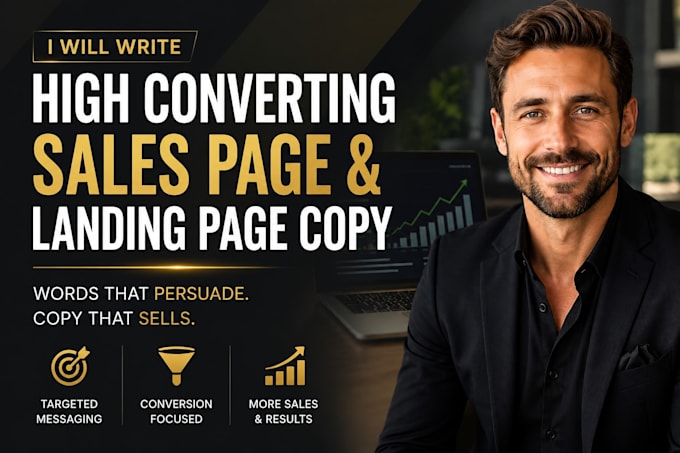 write high converting sales page and landing page copy that sells