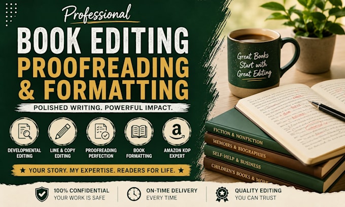 be book editor for novel, memoir, manuscript, nonfiction editing