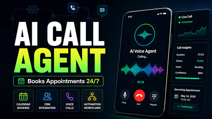 build an ai voice agent and chatbot for appointment booking