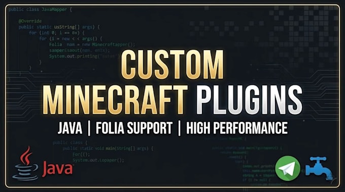 code custom high performance minecraft plugins