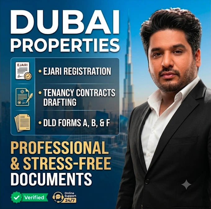 prepare ejari, tenancy contract or dld property forms