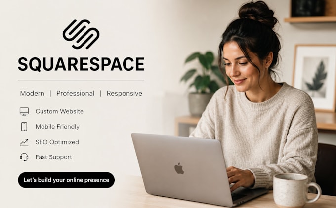 design squarespace website,  squarespace store, squarespace landing page