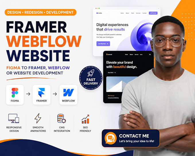 design webflow website, webflow redesign, figma to webflow webflow cms developer