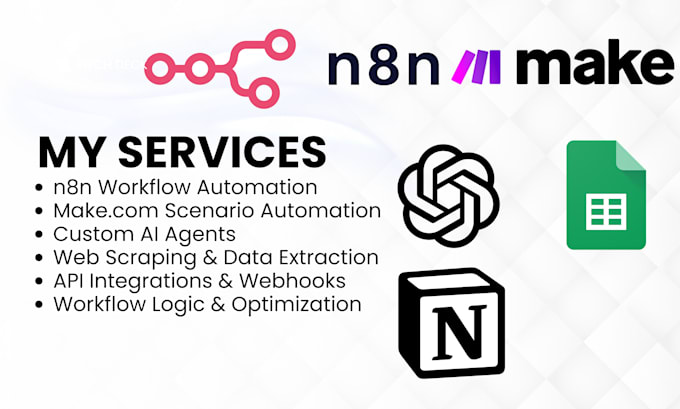 build ai agents and automation workflows with n8n, make com, zapier, and apify