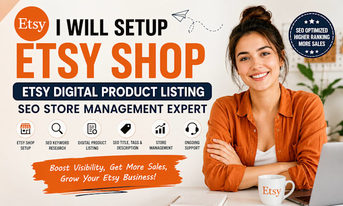 do etsy SEO etsy listing optimization keyword research expert etsy shop setup