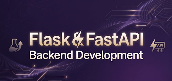 build a flask or fastapi backend with database and authentication