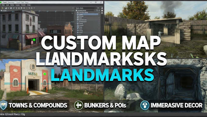 create immersive dayz map decorations and landmarks