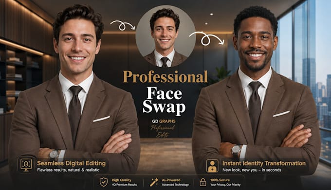 swap face head or change background and anything in photos