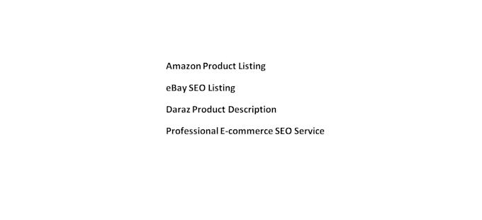 create SEO friendly product listings for ebay amazon and daraz