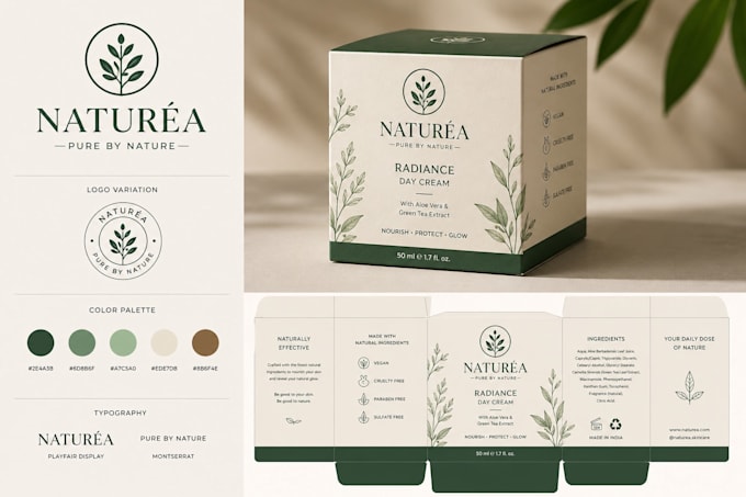 do product design packaging box design label design and logo design