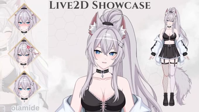design and rig 2d vtuber model, live2d rigging, vtuber rigging, 2d rigging