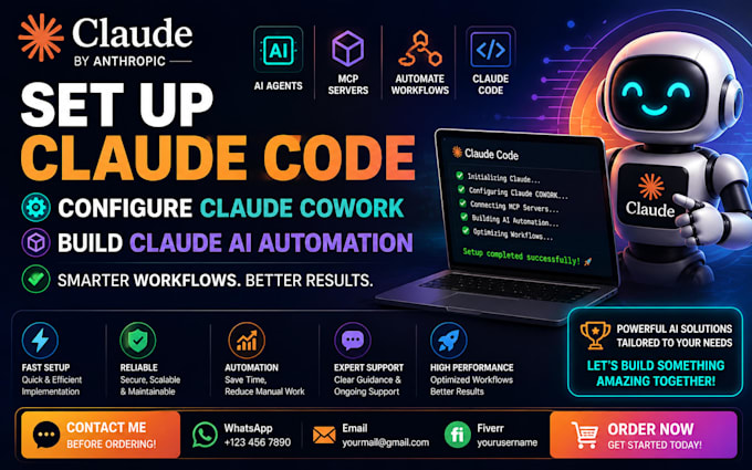 set up claude code confgure claude cowork build claude ai automation