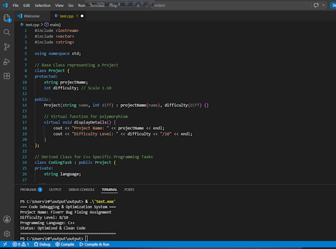 do my best for fixed code errors