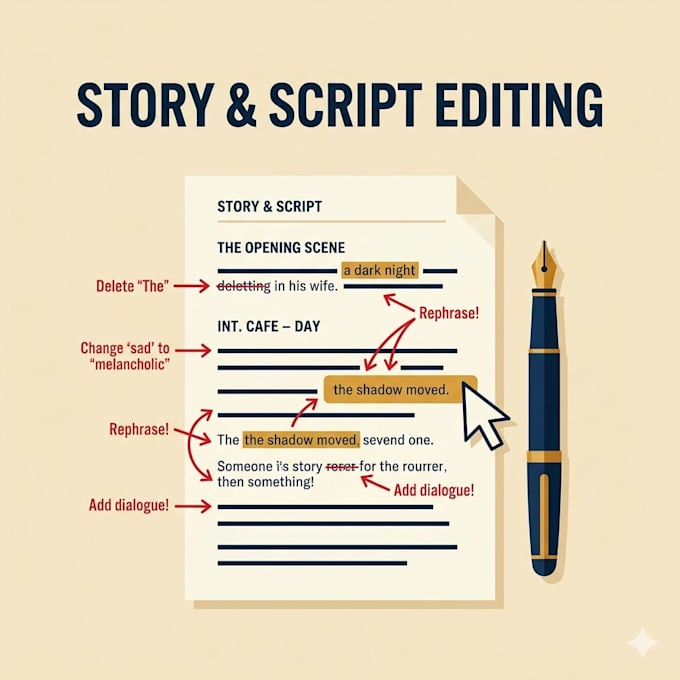 give professional feedback on your story or screenplay