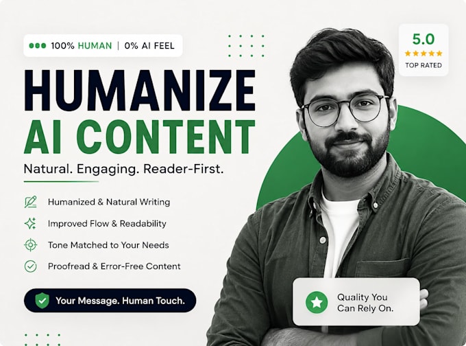 humanize ai content, rewrite and edit ai generated text