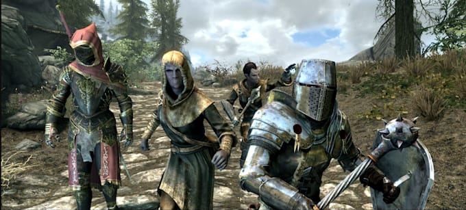 create edit or port custom skyrim mod, fallout 4 game mods, weapon, armor, ffxiv