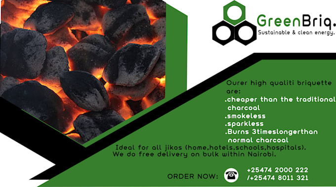 design an impressional business advertisement material