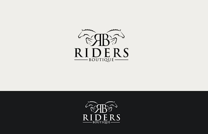 design unique riders boutique logo