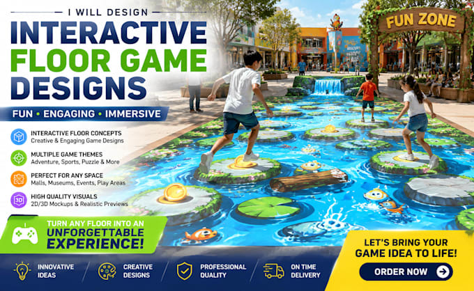 design puzzle paths epoxy interiors floor illusion for  indoor interactive games