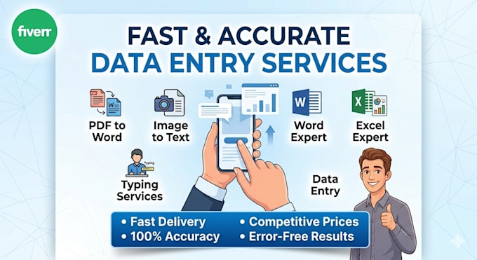 do professional data entry and document conversion