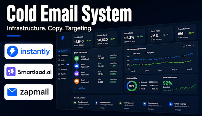 build a complete cold email system with copy and targeting