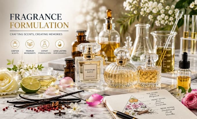 formulate custom fragrances, perfumes, and scent blends for your brand