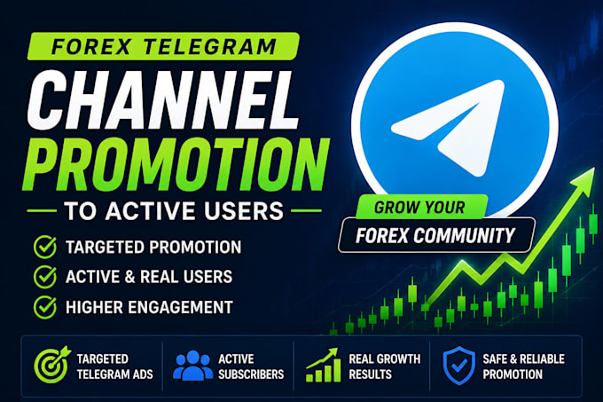 promote your forex telegram channel to active users, telegram promotion