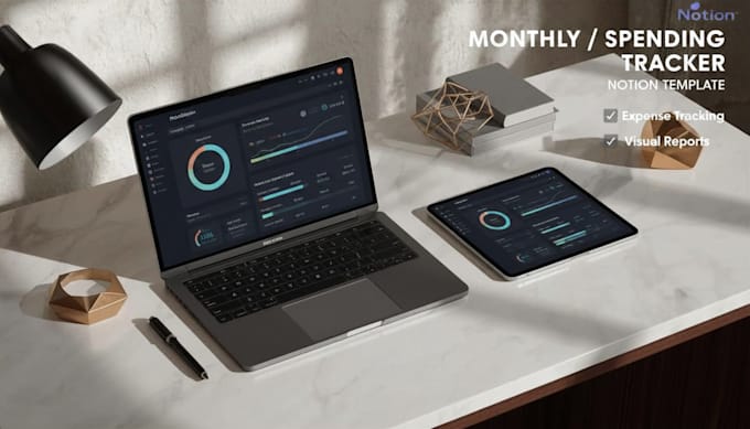 design a custom monthly spending tracker spreadsheet